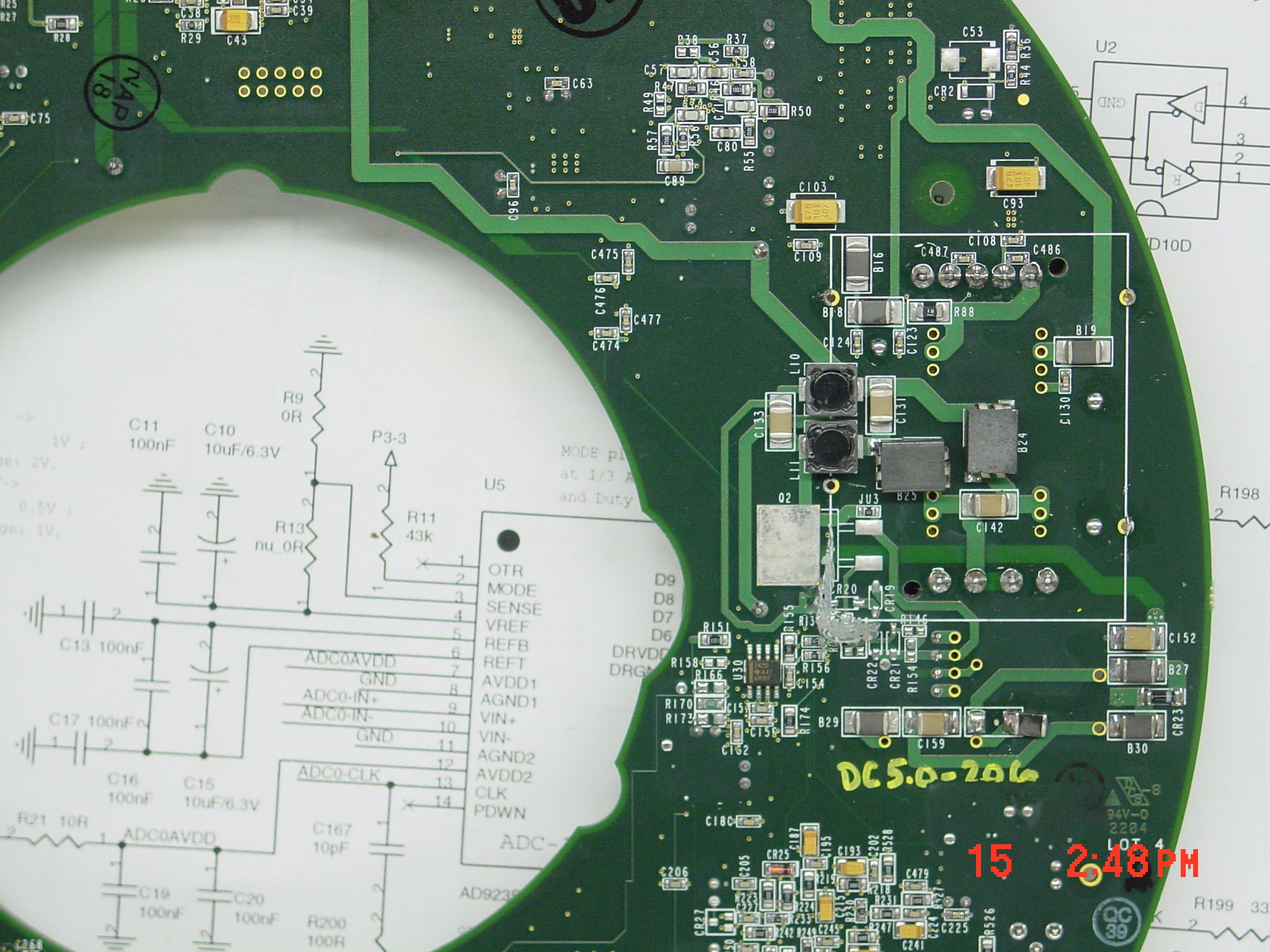 Power supply soldering