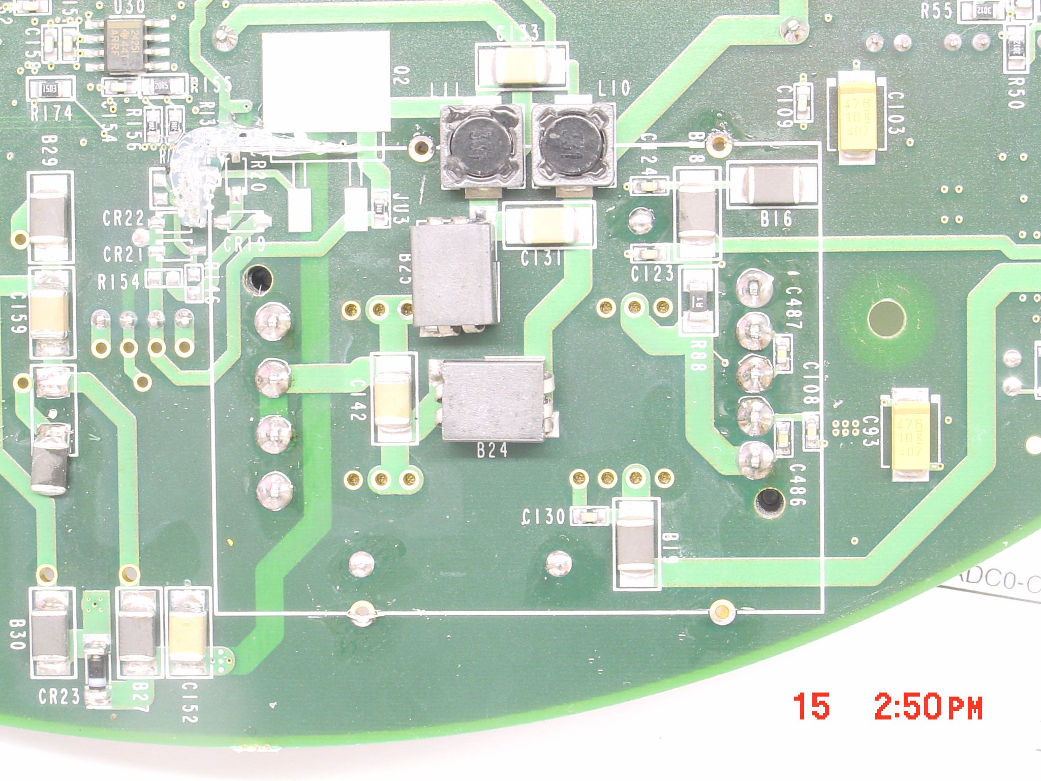 Power supply soldering