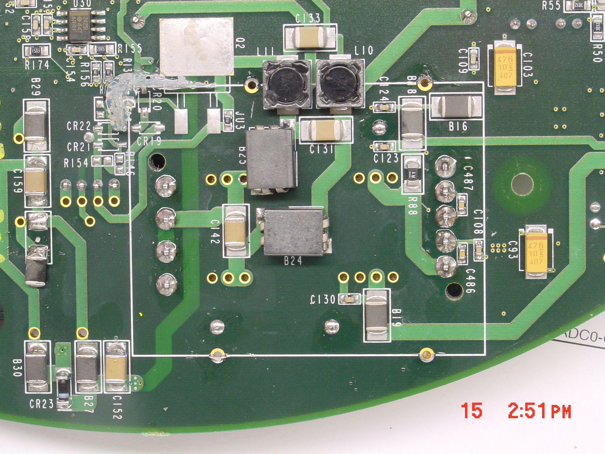 Power supply soldering