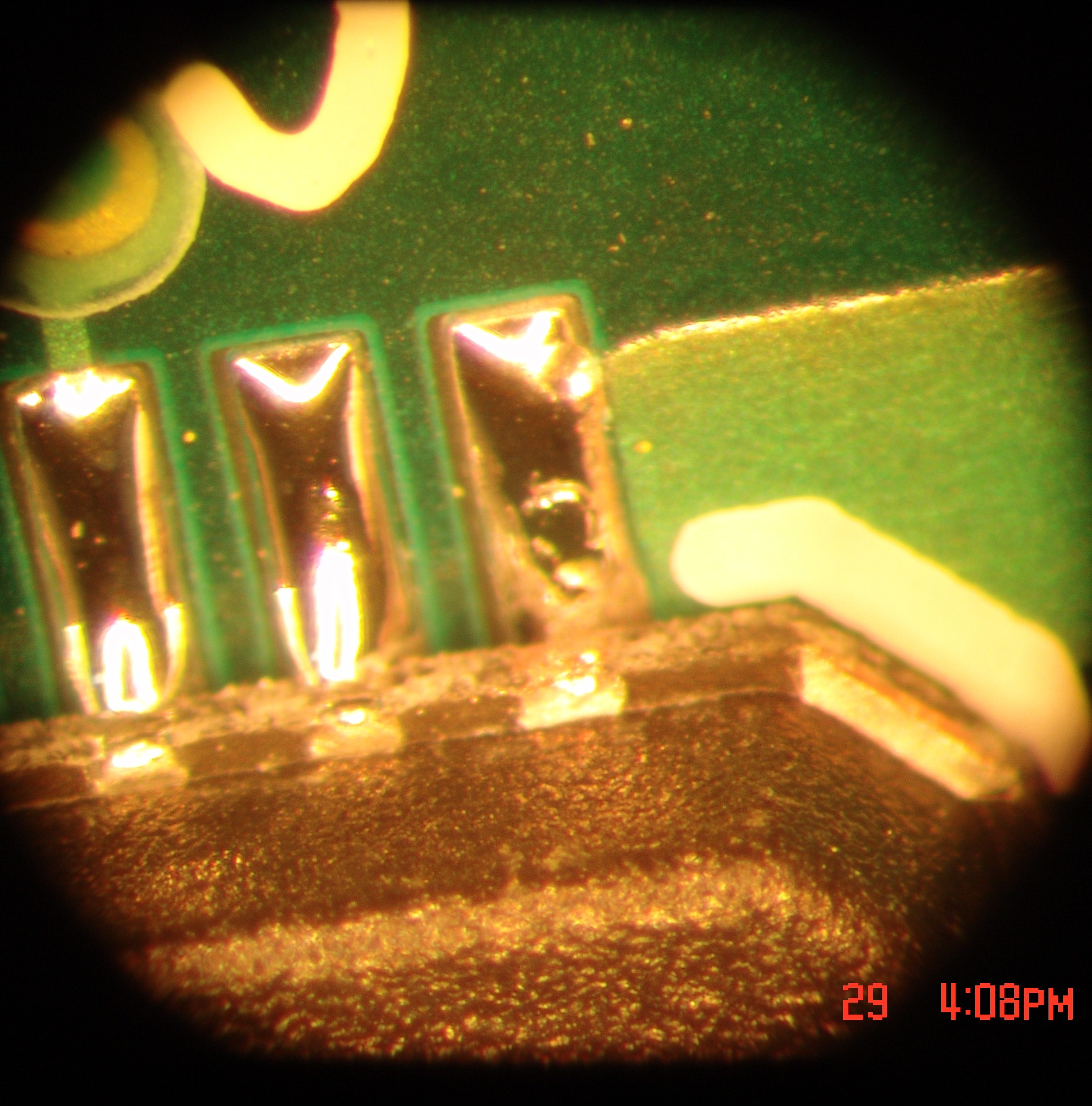 Pin 10 solder joint